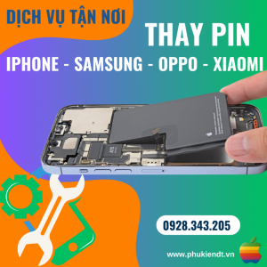 Thay pin oppo samsung realme xiaomi tận nơi tại Cần Thơ