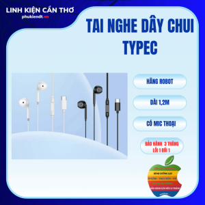 Tai nghe dây chui typec hãng Robot