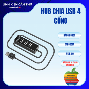 Hub chia usb 1 cổng ra 4 cổng Robot