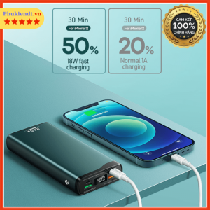 Pin dự phòng 20000mah hãng Remax sạc nhanh 22.5W