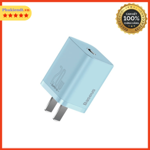 Cốc sạc iphone Baseus sạc nhanh PD 20W