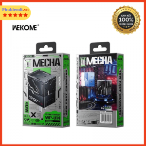 Củ sạc nhanh 40W 2 cổng typec hãng Wekome