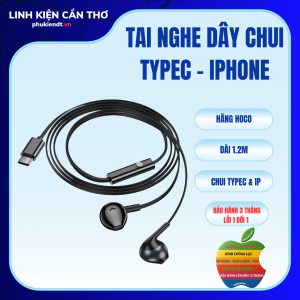 Tai nghe dây chui typec hãng Hoco